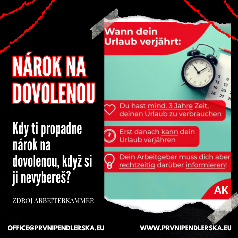 KDY PROPADNE NÁROK NA DOVOLENOU?